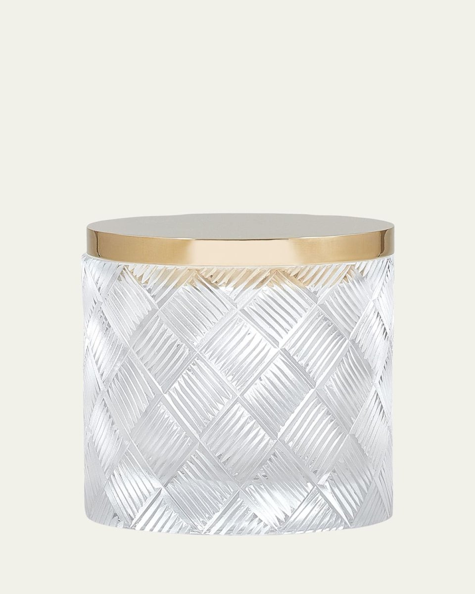 Basket Weave Canister
